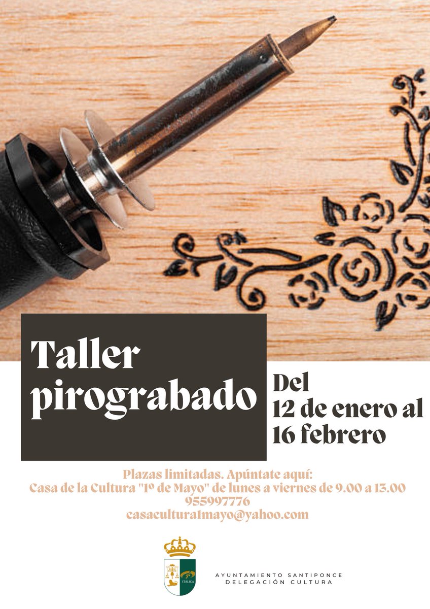 SantiponceAyto's tweet photo. El Ayuntamiento de Santiponce arranca el año de Cultura 2023 con actividades muy interesantes 
INFO: https://t.co/fk5DAKmKZs

#SantiponceEsCultura
#Cultura
#AyuntamientodeSantiponce https://t.co/n3rpO63Gnl