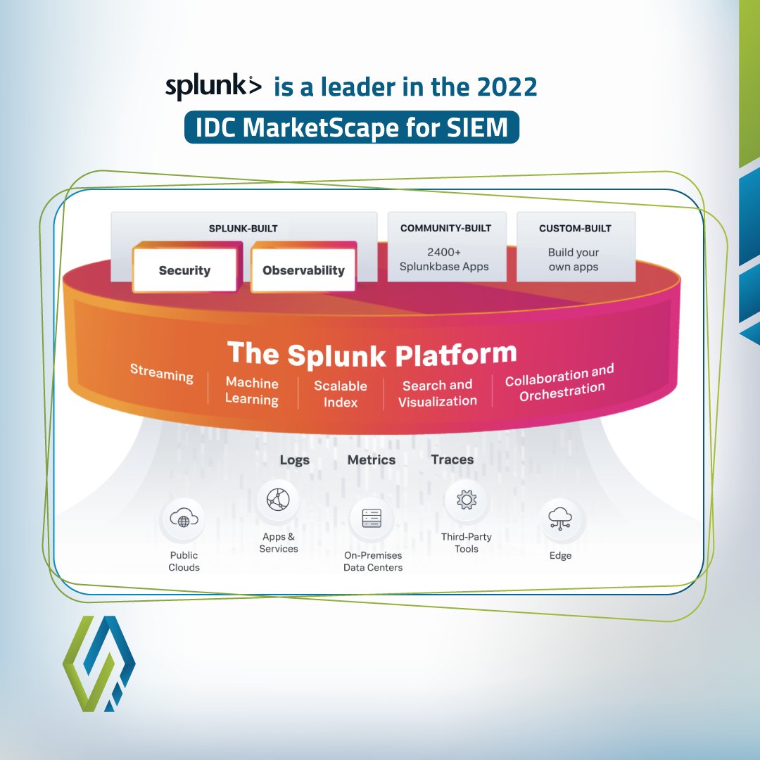 Splunk has been Named a Leader in the IDC MarketScape: Worldwide SIEM 2022 Vendor Assessment (doc #US49029922, November 2022). 

Check out the article: splk.it/3XmfQWJ 

#CNlebanon #CNEgypt #SIEM #SPLUNK #CyberSecuirty #CrystalNetworks