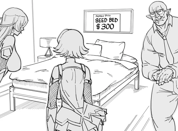 Patreon request:
The Taimanin Asagi girls go furniture shopping. 