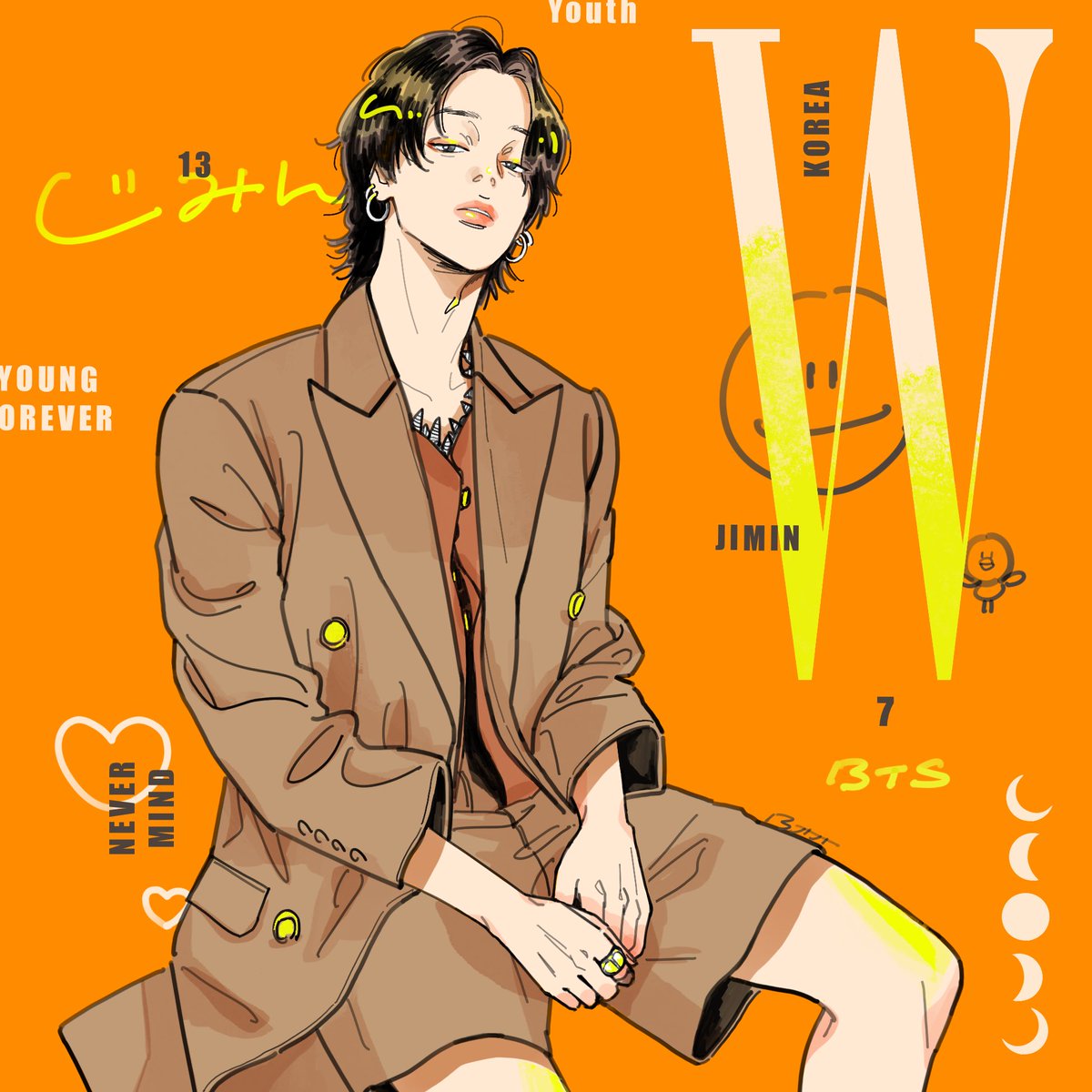 13jijiji's tweet photo. 🧶📙🧡

#jimin #wkorea https://t.co/w55kYKUYL8