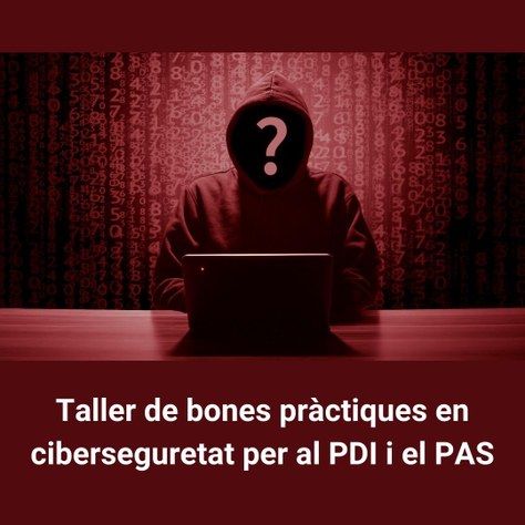 AreaTIC_UPC's tweet photo. 📢Taller de bones pràctiques en #ciberseguretat per al #PDIPAS de @la_UPC !
Aprèn els conceptes bàsics, que pots aplicar en el teu dia a dia per prevenir els ciberatacs.
Per accedir al Taller cal fer servir les teves credencials UPC.
https://t.co/ST5caxZq9Z https://t.co/BEp8qf8jHj