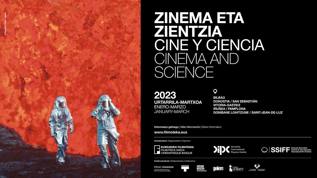DIPCehu's tweet photo. 🌋 #ZinemaetaZientzia 6garren ediziorako prest
🌋Todo listo para la 6º edición de #CineyCiencia
🌋 Ready for the 6th edition of #CinemaandScience
📽️ https://t.co/ajB7wWitT8
@filmotecavasca @sansebastianfes @tabakalera @ArtiumVitoria @bilbaomuseoa @GolemPamplona #LeSelect https://t.co/A3ykY6h4XU