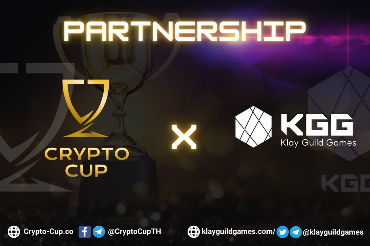 🎉<a href="/CryptoCupth/">CryptoCup TH</a>  is pleased to announce a new partnership with <a href="/KlayGuildGames/">Klay Guild Games</a>  

Klay Guild Games is an innovative Blockchain Game Community in Korea gathering gamers to play, learn, and share everything about blockchain games.