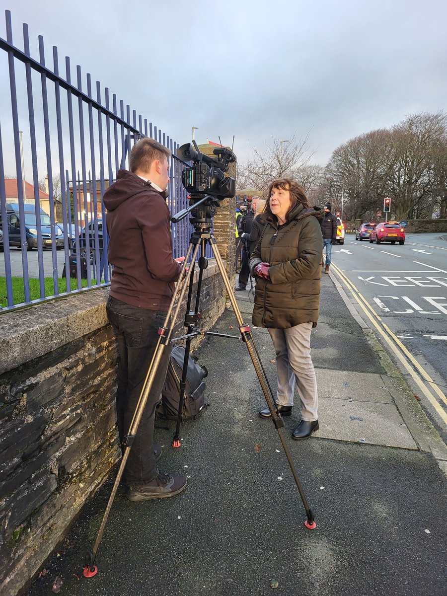 Our Deputy General Secretary Jane Peckham speaking to the press today on the picket line. Look out for reports on <a href="/BBCNWT/">BBC North West</a> &amp; <a href="/GranadaReports/">ITV Granada Reports</a> later.