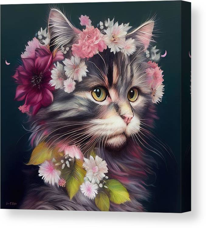LisaSBaker444's tweet photo. Flower Kitty - Dusty Rose -- check out here >> https://t.co/uNQEiGCpml #cat #catlover #kittylove #catart #catartwork #buyintoart #flowerkitty #createart https://t.co/bobTOWDYHB