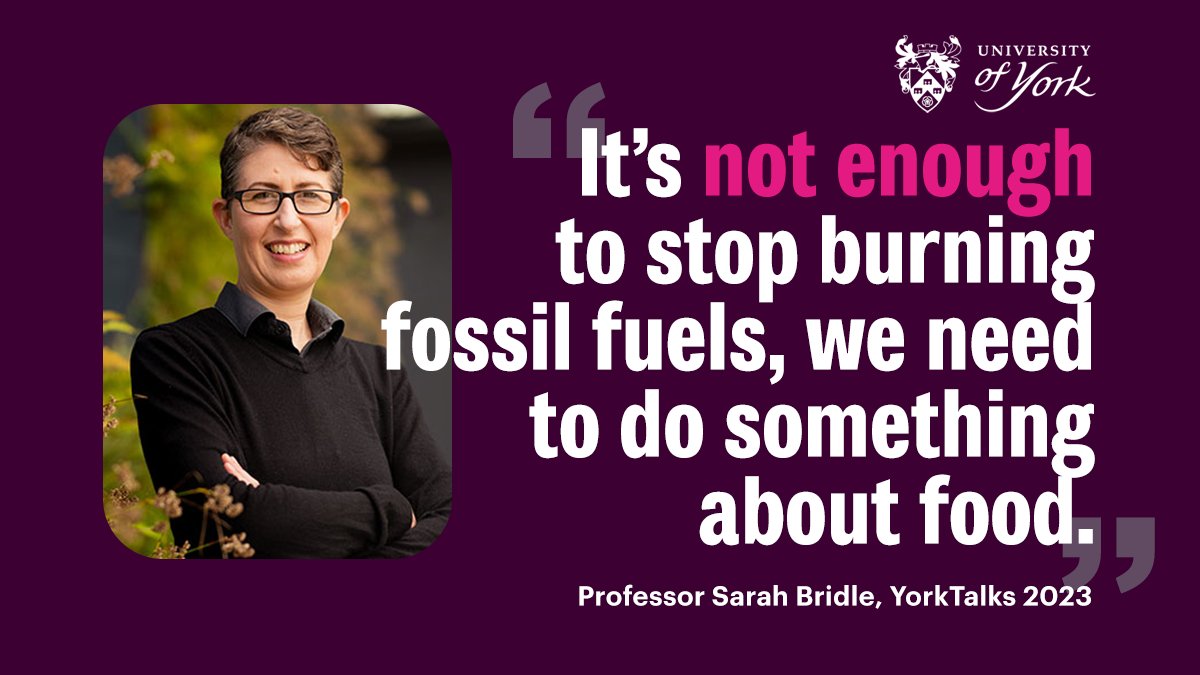 Professor @SarahBridle rounds off Session One of YorkTalks 2023 with a showstopping talk on the impact, realities and dangerous vulnerabilities of our current eating practices.
There's still time to grab a place at this afternoon's sessions: bit.ly/yorktalks2023
#YorkResearch