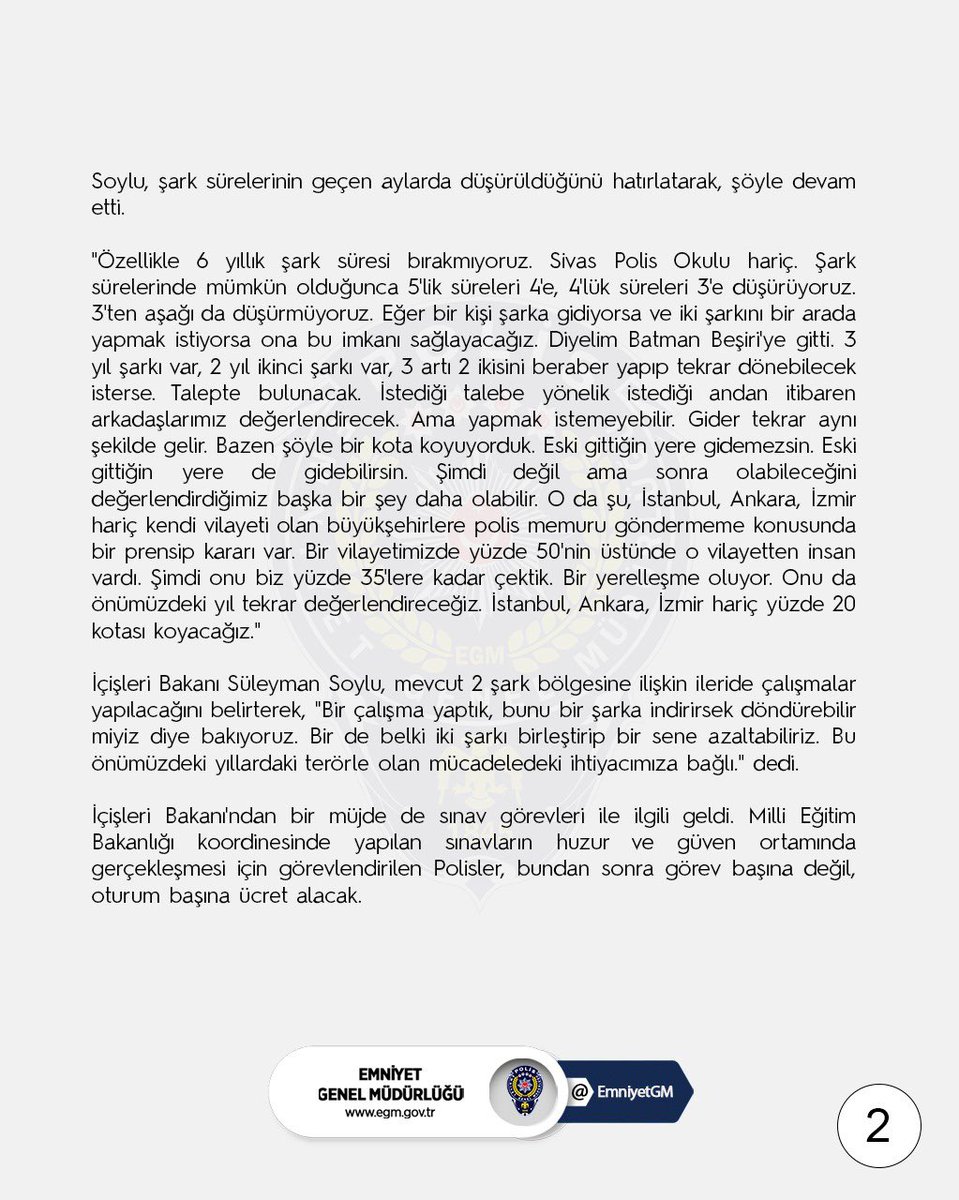 Bakanımız Sn. <a href="/suleymansoylu/">Süleyman Soylu</a>'dan Teşkilatımıza Müjdeler 👇🏼