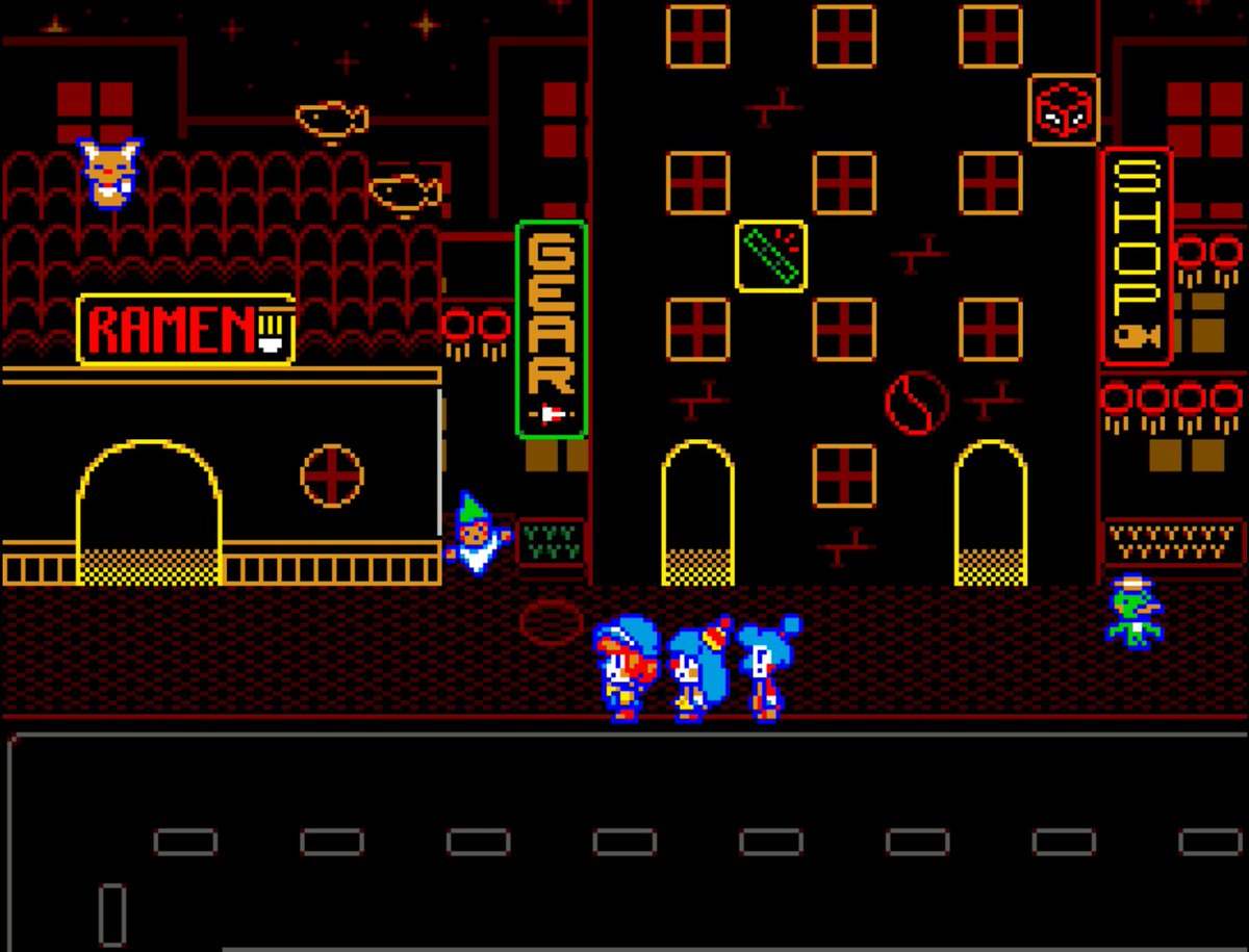 MilanPires's tweet photo. Introducing: Dome RPG! 🌞🌚

🔮Explore a strange world with unique visuals!
🤡Meet new friends and foes!
🟥Find out the secrets behind this world!

#pixelart #rpgmaker #gamedev #indiedev https://t.co/C6kNdq2LKK