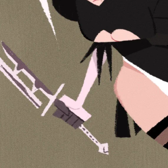 Qrt with your hands when all else fails, Samurai Jack blocky hand   