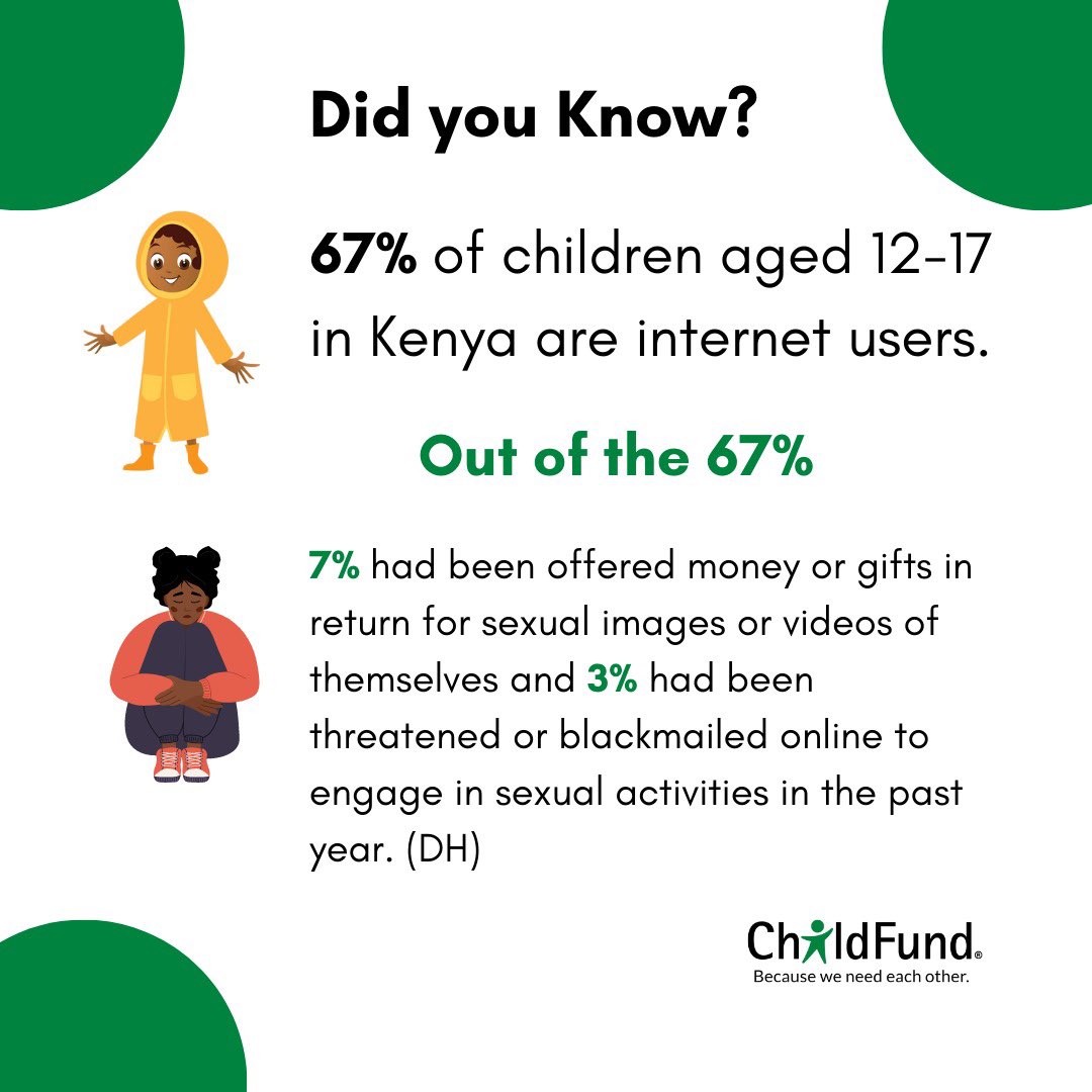 Do you know what your child is doing online? 

Stay vigilant, predators have enhanced ways of reaching out to young children‼️

@GPtoEndViolence @ChildFund 

#SafeOnline #ENDviolence #DisruptingHarm #ChildSafetyOnlineNow #Data4ChildRights #EUvsChildSexualAbuse