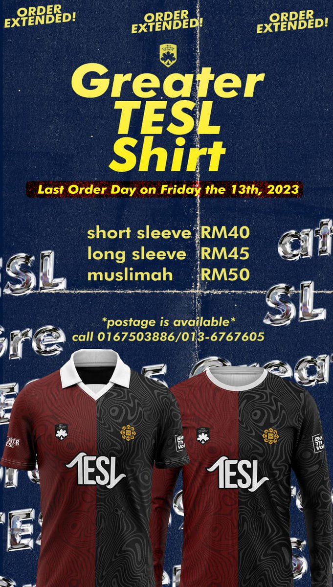 twt_tess's tweet photo. Snatch sum Greater TÉSL Shirt et Lanyard ala haute couture, Made in Malaisie y'all better hurry frfrfr! Zis ze tíme to show yourgh suppoغt! https://t.co/0Ovt6AOye4