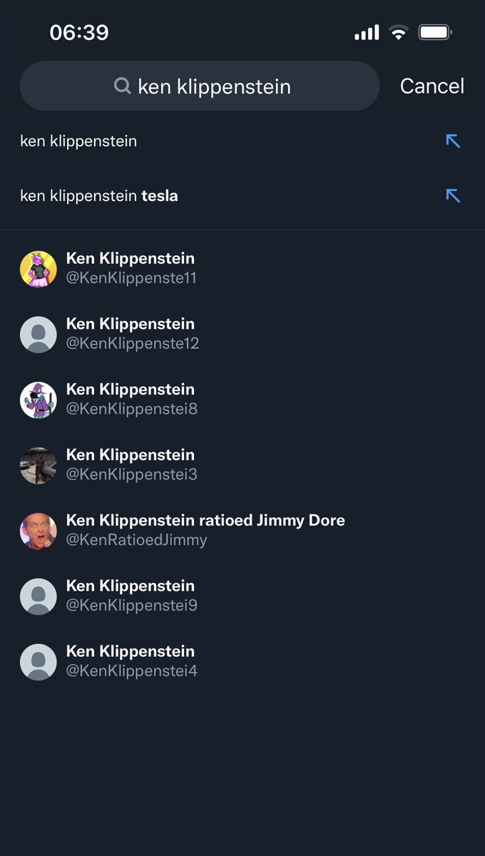 __mike91's tweet photo. when you search ken klippenstein’s name, this happens https://t.co/GhtNzPwwRR