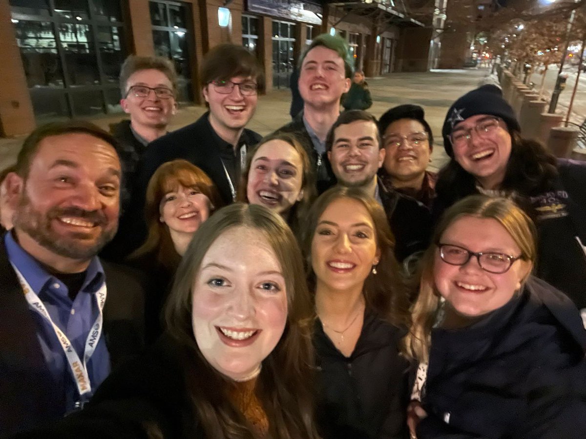 Had a great time at #AMS2023 so far!!! Thankful for everyone I’ve gotten to meet and hang out with! #BoomerSooner