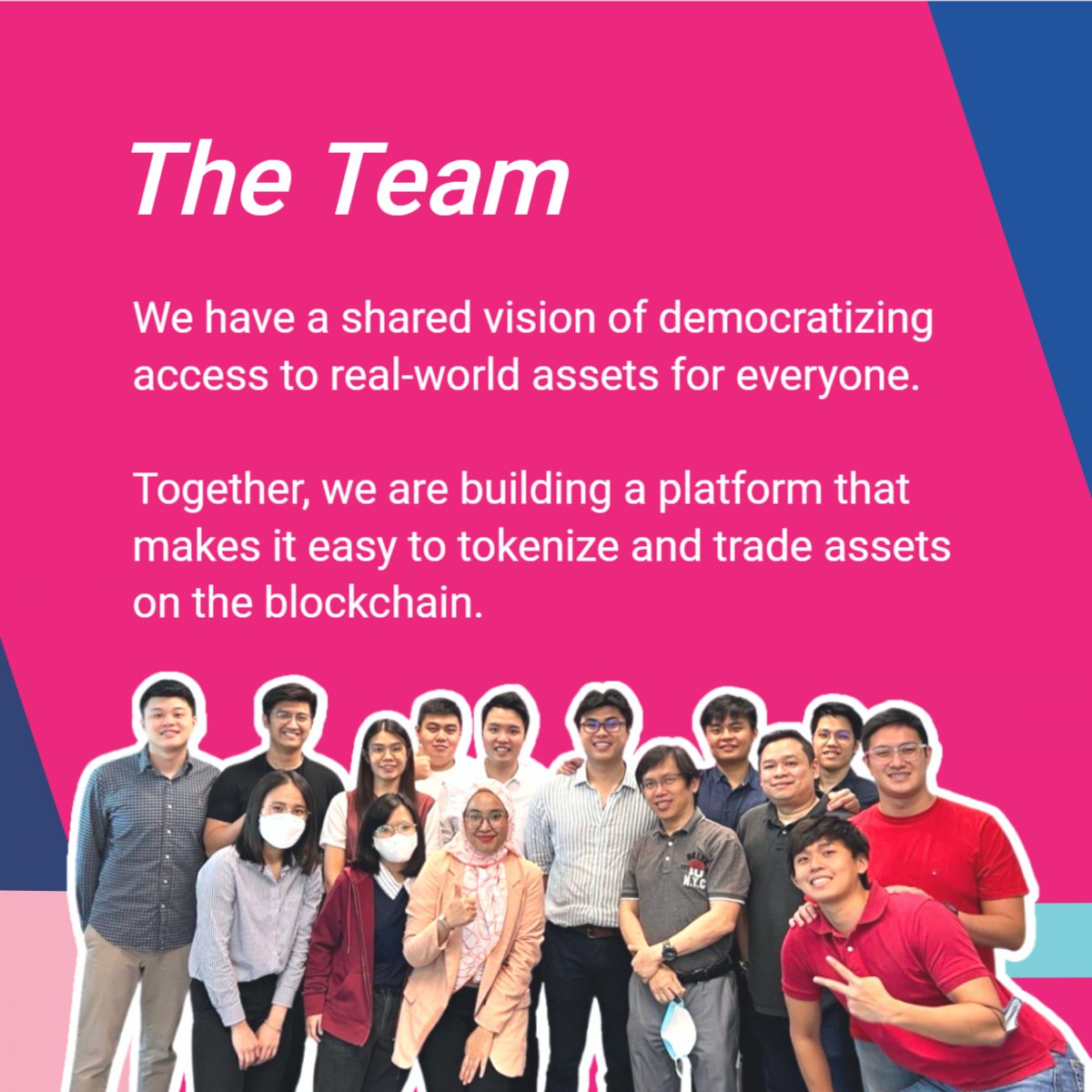 ebric_io's tweet photo. Since there's no proper introduction before, here's everything to know about #EBRIC.

As a team of passionate blockchain advocates, ✨innovation✨ is at the heart of everything we do.

This is who we are, our aspirations, and why we are on this journey #techstartup #tokenization https://t.co/H0tqQlFyk1