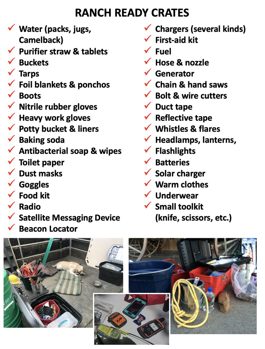halterproject's tweet photo. Prepare your Barn and Ranch today with Go and Stay Kits. In the event of an emergency, you may not be able to access services or resources for an extended period of time. Visit the #Halterproject website for Ready kit information and examples: https://t.co/91omkswq02 https://t.co/gmFlKI2s4T