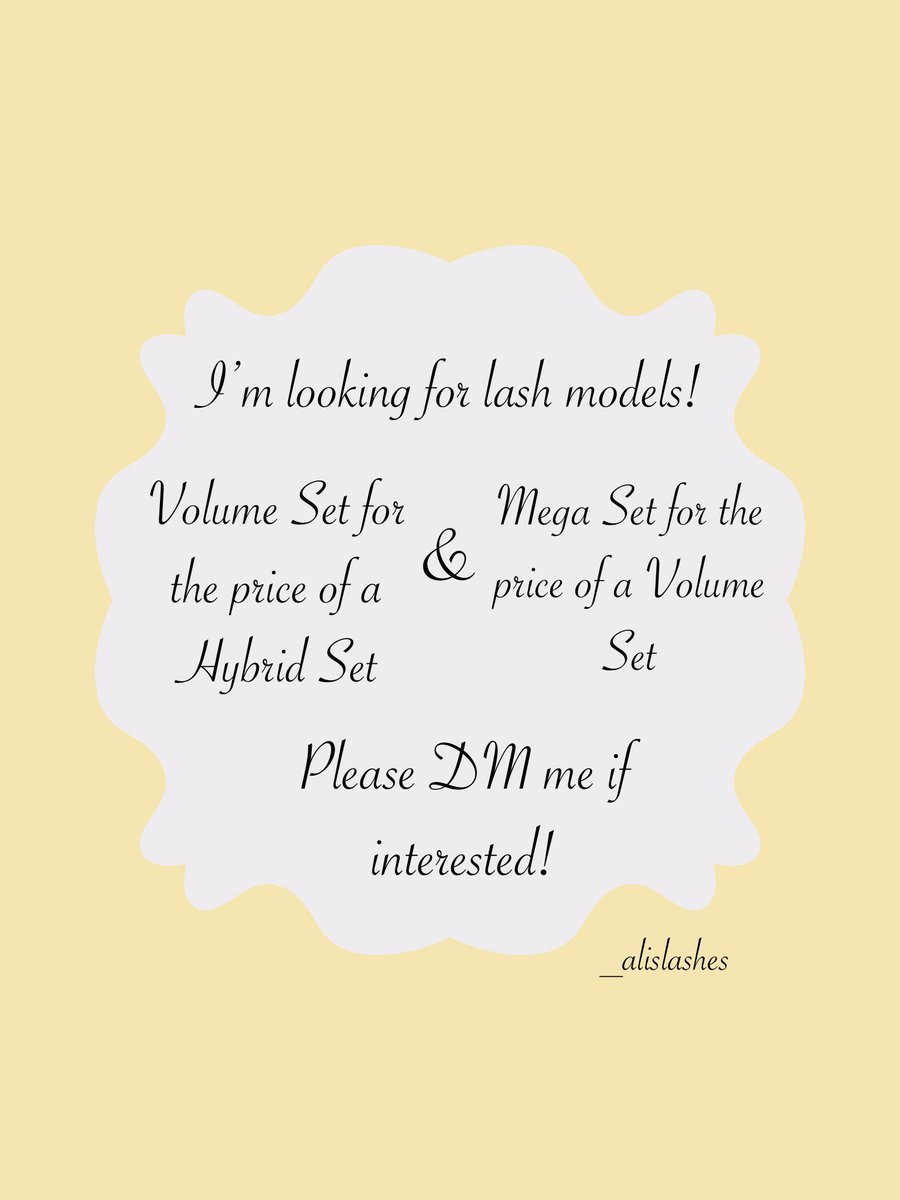 _alislashes's tweet image. Please DM me if you’re interested in being a lash model for a discounted price! 🫶🏻 #eyelashextenstions #lashes #cartersville