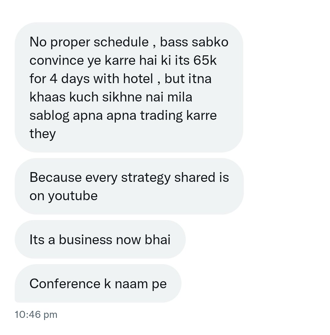 Hyderabadi Chicha on Twitter "Before you plan to attend some junk conferences thinking to