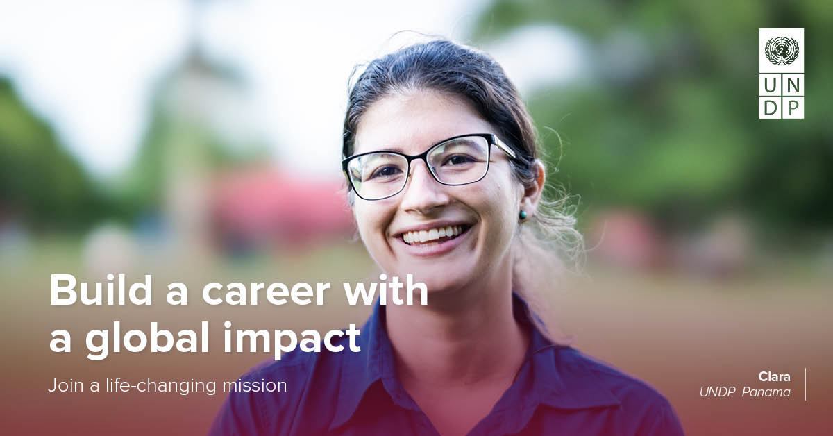 🌎 Would you like to #JoinALifeChangingMission with UNDP and work with sustainability, human rights, gender equality or crisis response?
Follow:
<a href="/UNDPCareers/">UNDP Careers</a> on LinkedIn
<a href="/UNDP/">UN Development</a> Careers on Twitter
➡️ Use the link to learn more:bit.ly/3igt1cY
<a href="/UNVolunteers/">UN Volunteers</a> <a href="/UNDPKenya/">UNDP Kenya</a>