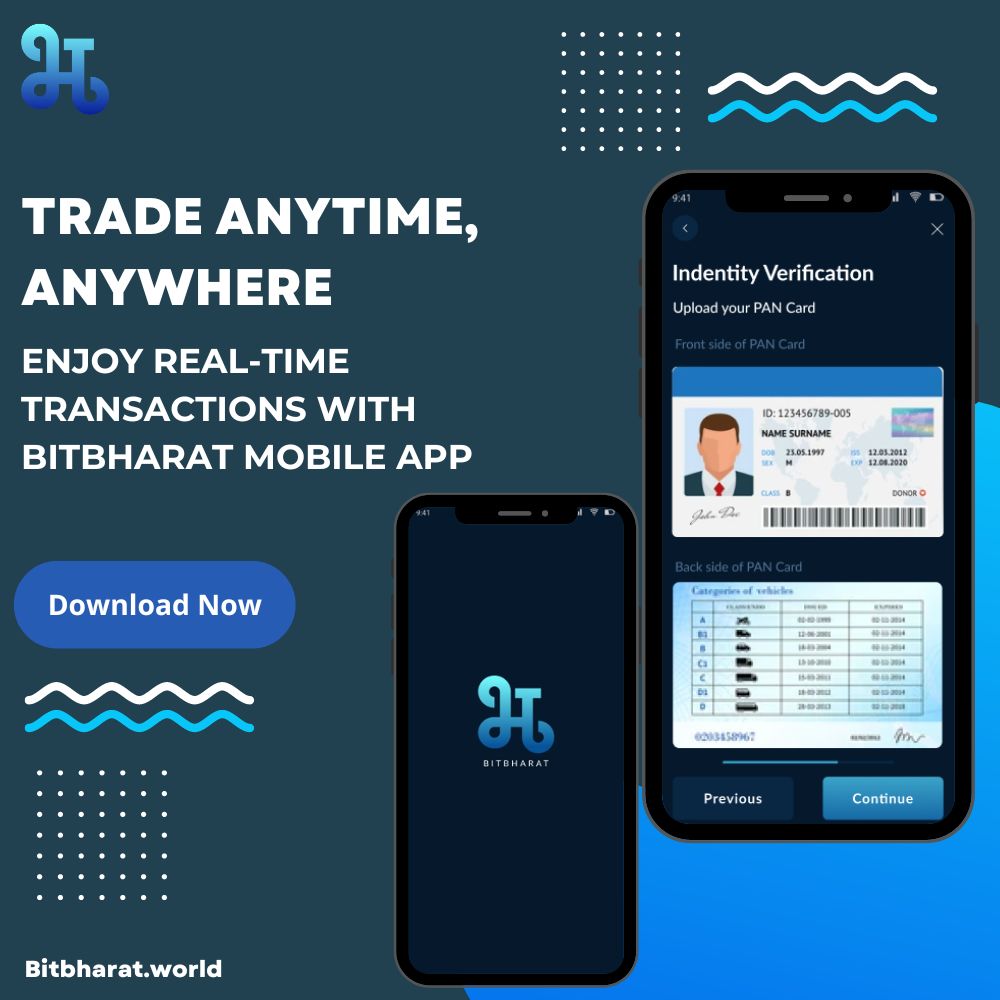 BitBharat's tweet photo. #Trade Anytime, Anywhere
Start trading on #Bitbharat Mobile App to take the advantage of this #trustable trading platform.
.
.
Download Now: https://t.co/2w4lYyaslB
.
Connect with us: https://t.co/DTRUN8NEnD.
.

#trading #mobileapp #blockchain #crypto #BitBharat #coin #bitcoin https://t.co/RwkrCTrLlU