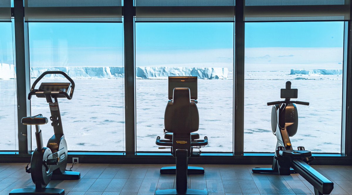 ponant_EN's tweet photo. Le #CommandantCharcot allows guests to enjoy a workout in a unique setting. They can enjoy the benefits of yoga, Pilates or meditation thanks to a variety of equipment, with the horizon of the poles as the only limit. #cruise
📸©PONANT- Julien Fabro, JC Pieri, Gilles Trillard https://t.co/X9JQRnxanX
