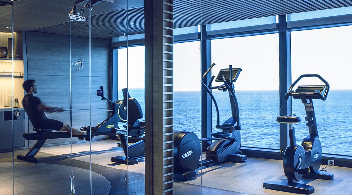 ponant_EN's tweet photo. Le #CommandantCharcot allows guests to enjoy a workout in a unique setting. They can enjoy the benefits of yoga, Pilates or meditation thanks to a variety of equipment, with the horizon of the poles as the only limit. #cruise
📸©PONANT- Julien Fabro, JC Pieri, Gilles Trillard https://t.co/X9JQRnxanX