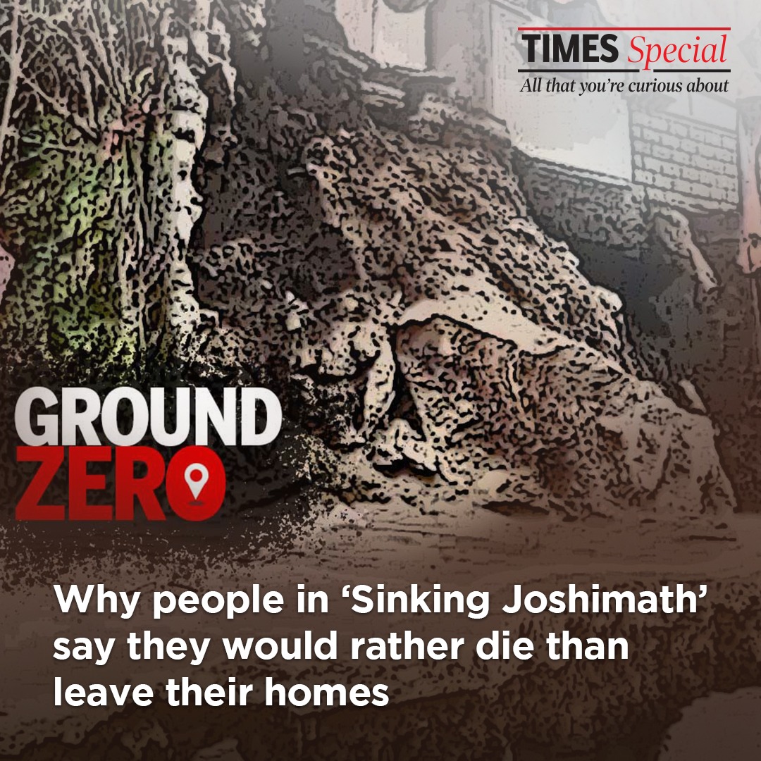 TimesSpecialTOI's tweet photo. Joshimath is witnessing frenetic activity as the entire town is caving in. In this #TimesSpecial presentation, Ground Zero, TOI reporters who have been camping in Joshimath and Karnaprayag, recount tales of horror, pain and apprehension. Listen now.

https://t.co/cBze0CNntQ https://t.co/ezYgVHZHaZ