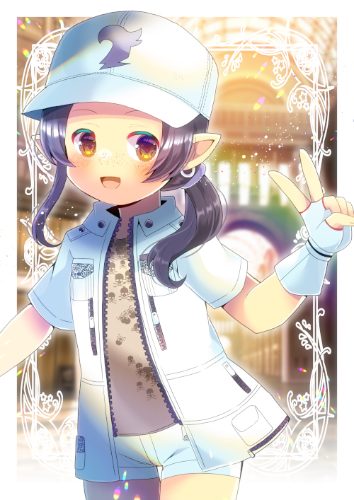 FF14「いろいろログ48 #艦これ #FF14 #Vtuber #アウラ #ララフェル 」|ヒヨヨ@skeb募集中のイラスト
