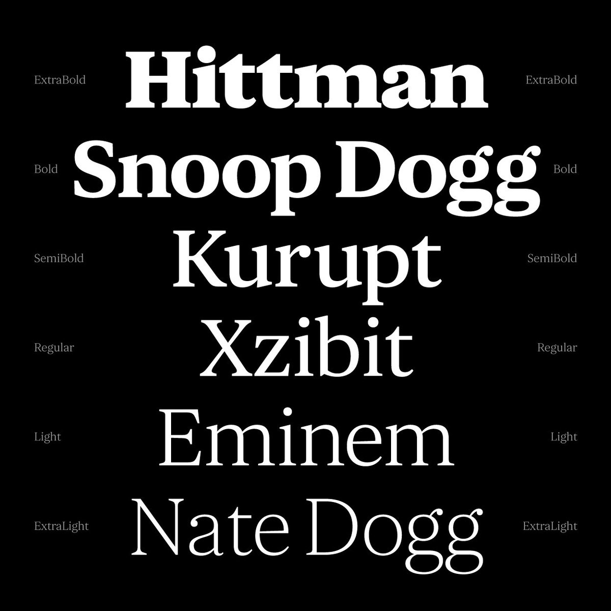cotypefoundry's tweet photo. Recreating the iconic Dr. Dre album 2001 using Orbikular.
#typedesign #typeface #typography #font #fonts #serif #typefacedesign #cotypefoundry #fontdesign #orbikular #orbikularfont
https://t.co/Swiq42vKv5 https://t.co/yZzthJjQNG