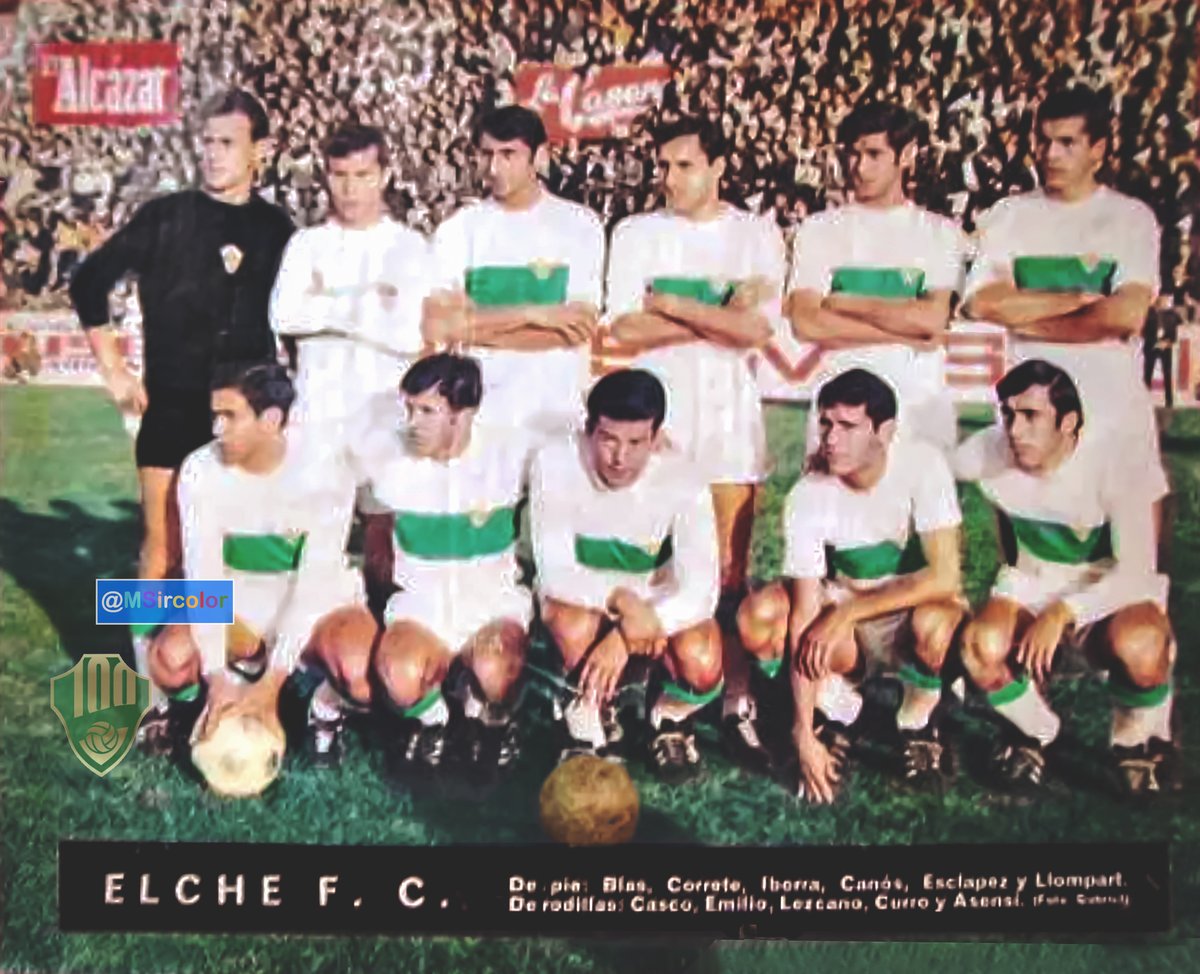 MSircolor's tweet photo. Poster del diario #ElAlcazar del @elchecf temp 67-68 partido contra el @realmadrid en #Altabix el 3-12-67 0-0 #Blas #Correte #Iborra #Canós #Esclapez #Llompart;;#Casco #Emilio #Lezcano #Curro y  #Asensi el ent. era #DiStefano @IF_ElcheCF @Elche_Comuniate @regeneracionECF https://t.co/rmU5RP1yye