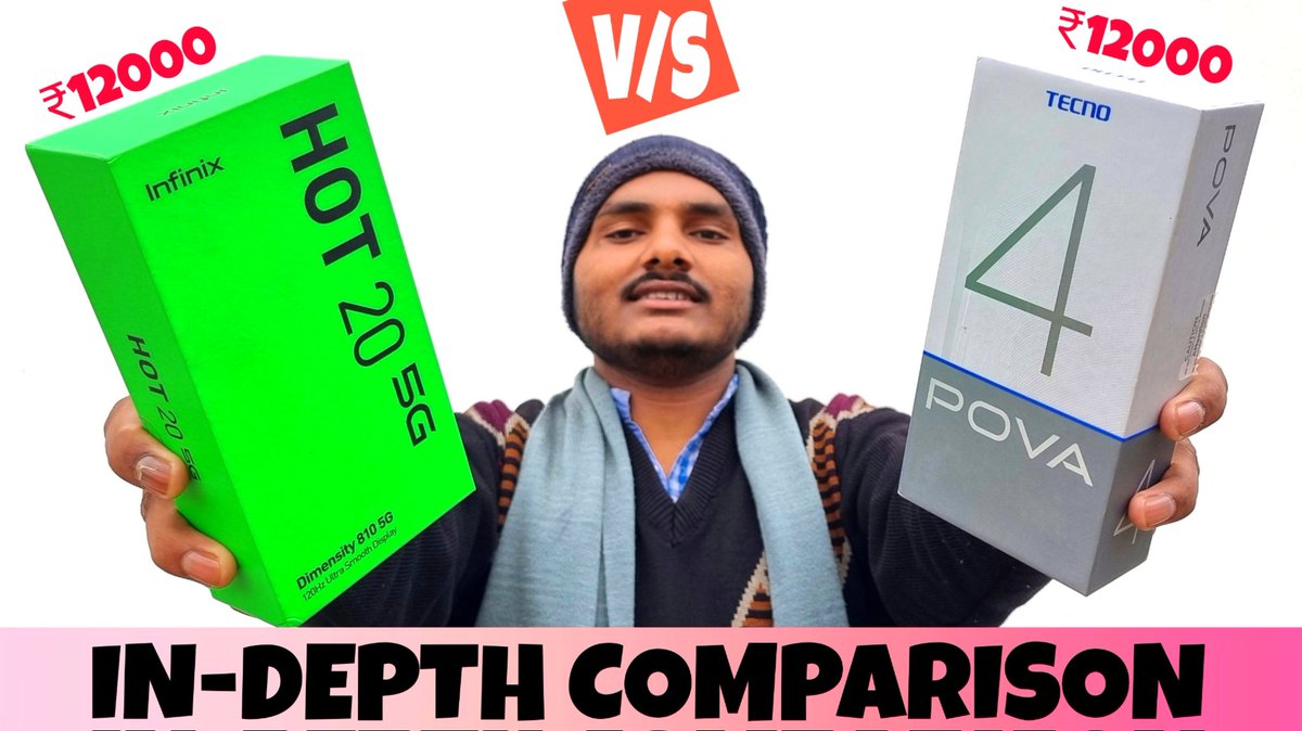 RoyalTechPro's tweet photo. जोरदार comparison इन दोनो फोन की 🔥
अभी जाके देखे youtube पर.
Link: https://t.co/7wPPhC6isa

#Infinixhot205g #tecnopova4 #hot205g #hot205gvspova4
#Royaltechpro #comparisonvideo #NewVideo #pova4 https://t.co/aIQwkVUJCQ