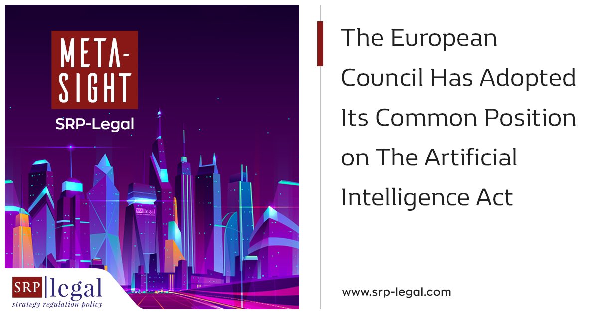 SRPLegal's tweet photo. The European Council Has Adopted Its Common Position on The Artificial Intelligence Act.

For more information: https://t.co/vQjb5Ktrlr

#SRPLegal #SRPGundem #MetaSight #SRPAgenda #Bulletin #EuropeanCouncil #ArtificialIntelligence #AI https://t.co/PaRM7fl8pK