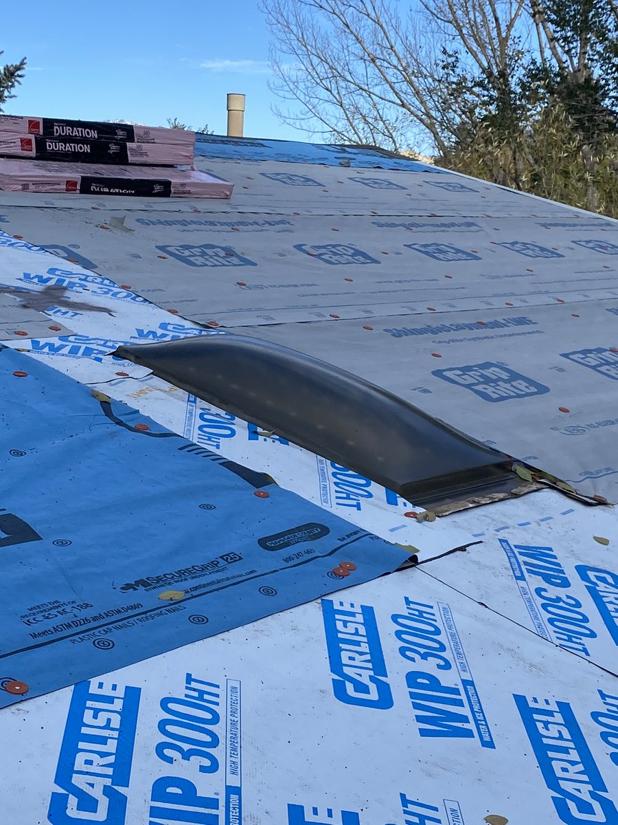 mountainroofers's tweet photo. Gypsum. Esparsen residence. Old skylights raised on a curb and glass replaced. https://t.co/tWo0XxAq9t