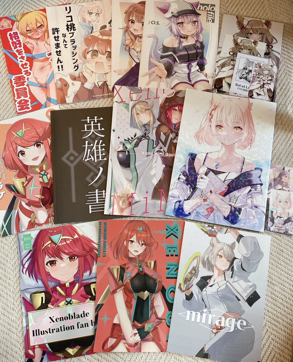 激遅!!!!コミケの本を広げ読みました、、、、絵がうまい…絵が上手い……!!現地でもモチベ上がりまくりでしたが同人誌を読むことでしか得られない推したちの成分とモチベを新たに得ました!!! 