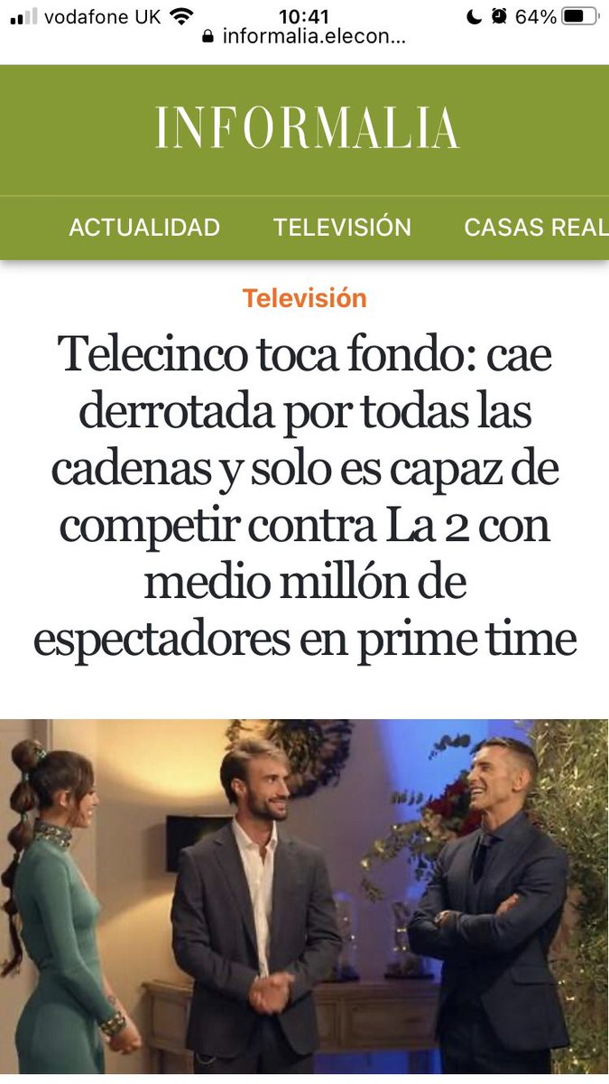 vicfanfatal's tweet photo. @Patxo1492 Rociito y su banda, la fábrica de la trola se han cargado Mierdaset #CarrascoHundeTele5 #ApagonRC #LaFabricaDeLaTrola #Mierdaset https://t.co/3MhKfLD2Z7