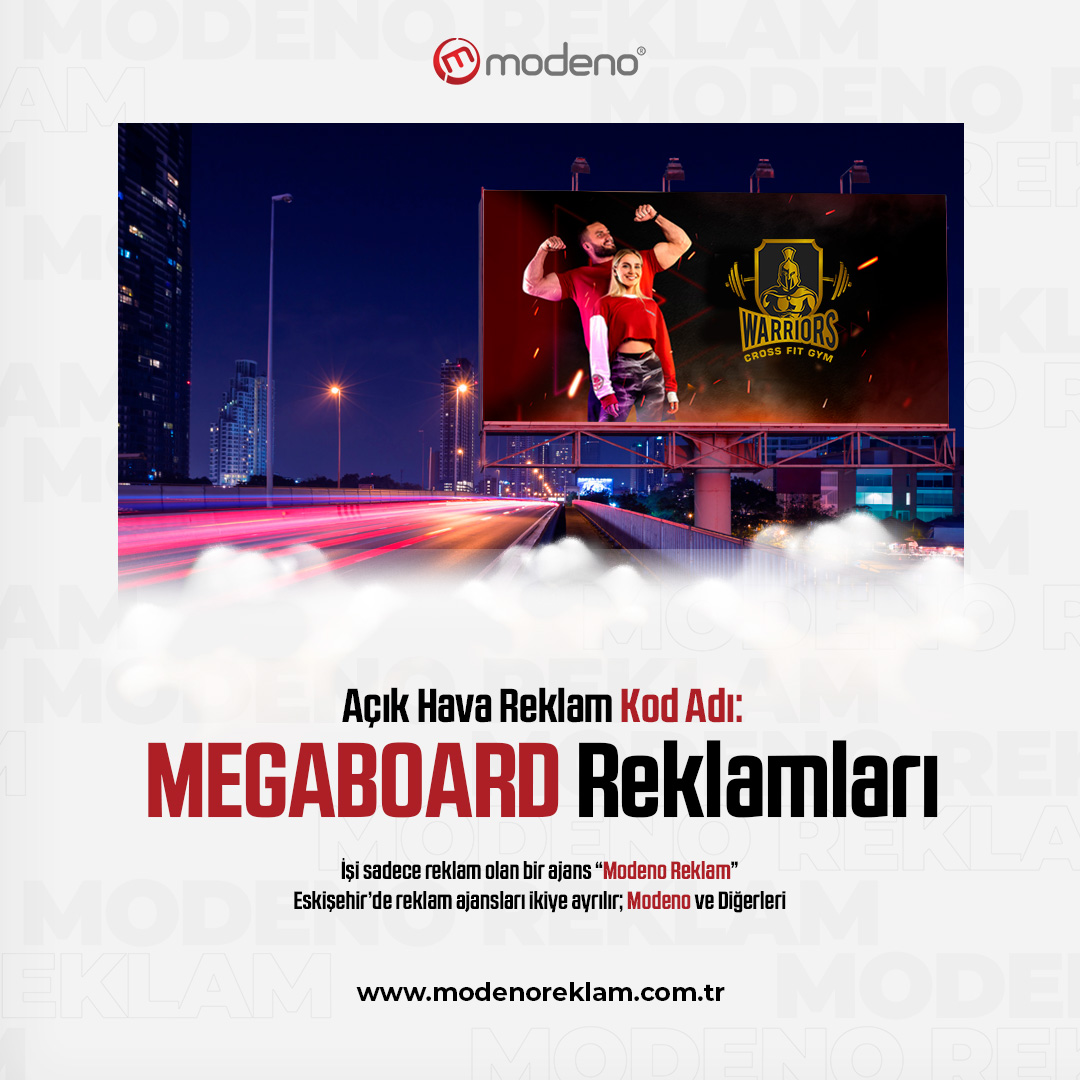 Megaboard Reklamları hizmetleri hakkında detaylı bilgiye ulaşabileceğiniz tek adres:

modenoreklam.com.tr/calismalar/meg…

#reklam #eskişehirreklam #eskişehiraçıkhava #modeno #megaboard #totemreklam