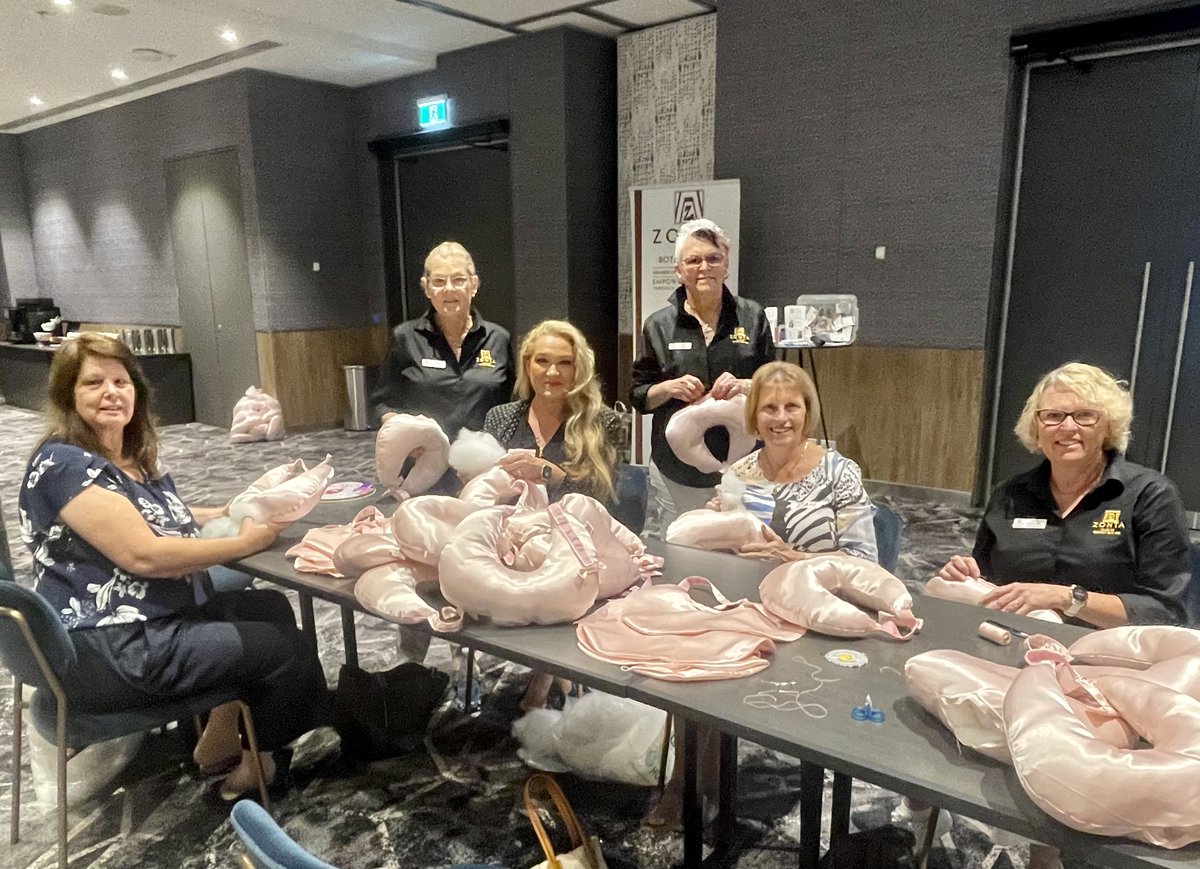 SSMRF_official's tweet photo. Helping The Zonta Club of Botany Bay to sew and stuff breast cancer cushions for patients receiving treatment at local hospitals. It takes an army of volunteers.
#breastcancer #volunteers #community #ssmrf https://t.co/U9GYJLZvlQ