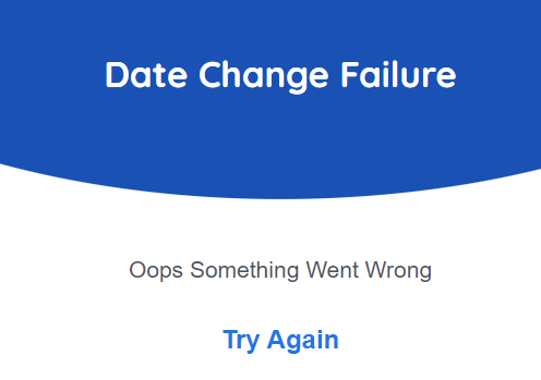 indiadebashis13's tweet photo. Dear @GoibiboSupport Need your urgent support, unable to change my travel date. The below error is coming, even didn't find the customer support contact no please need your quick support https://t.co/eVmY6zmWu4