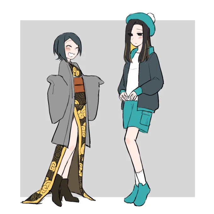 神信ミチルさんと衣装交換 