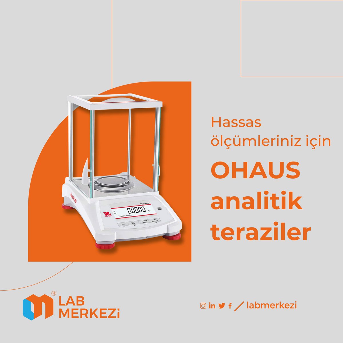 Tüm hassas ölçümleriniz ve kritik değer işlemleriniz için tercih edebileceğiniz OHAUS analitik teraziler labmerkezi.com'da 

Detaylı bilgi ve daha fazla ürün için bizi ziyaret etmeyi unutmayın.

#labmerkezi #ohaus #analitik #laboratuvar #cihaz #terazi #hassas
