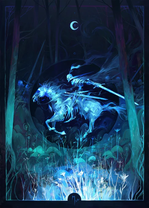 Hi I am Dominik. I do fantasy illustrations. Darkness in beautiful colors! :) #PortfolioDay 