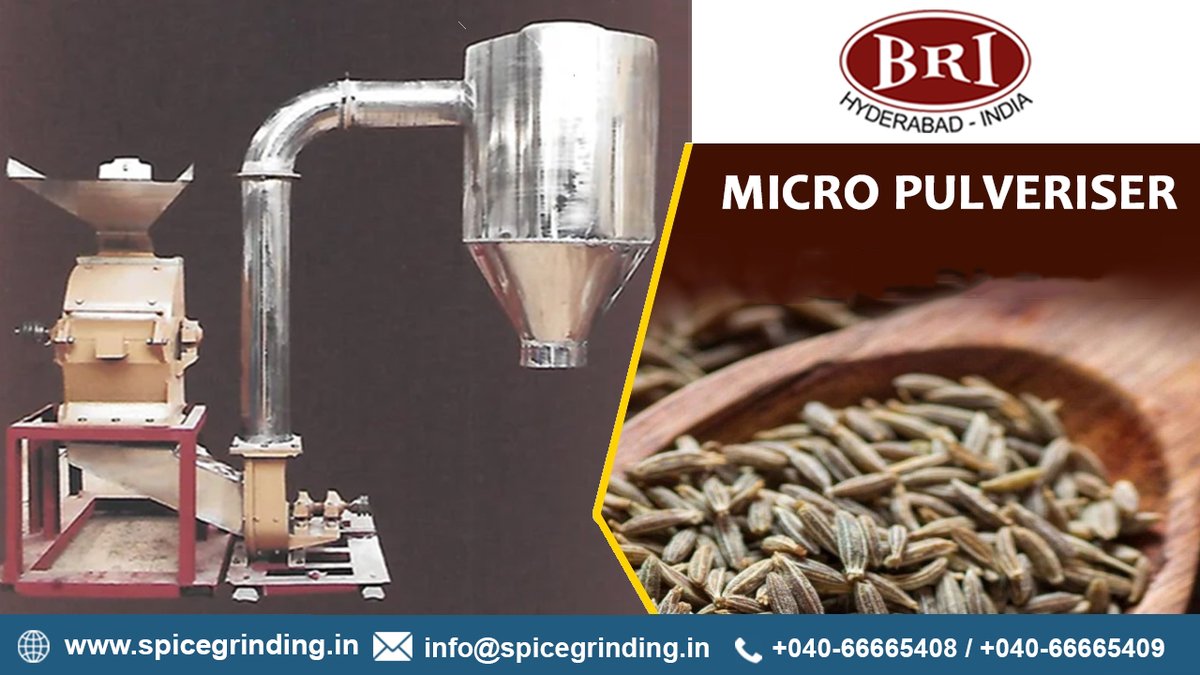 industries_br's tweet image. B R INDUSTRIES– one of the largest manufacturing and exporting of  Micro Pulverizer MACHINES  India.
spicegrinding.in
#spiceroastingmachine
#rostingmachine
#gravycookinmachine
#daalrostingmachine
#pulserostingmachine
#manufacturer
#exporters
#india