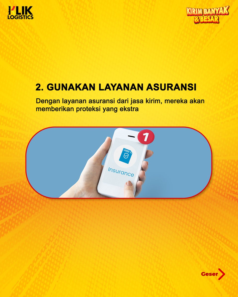 kliklogistics's tweet photo. Ini dia tips buat Sobat Klik supaya barang pengiriman jadi lebih aman sampai ke tujuan!

Informasi kirim barang aman cek https://t.co/4m7WwU1RfS 

#jasakontraktor #jasakirimcargo #pengirimanbarang #jasakirim #jasaekspedisi #cargodarat #cargolaut #sewakontainer #kirimmotor https://t.co/q8ciVJq2Lj