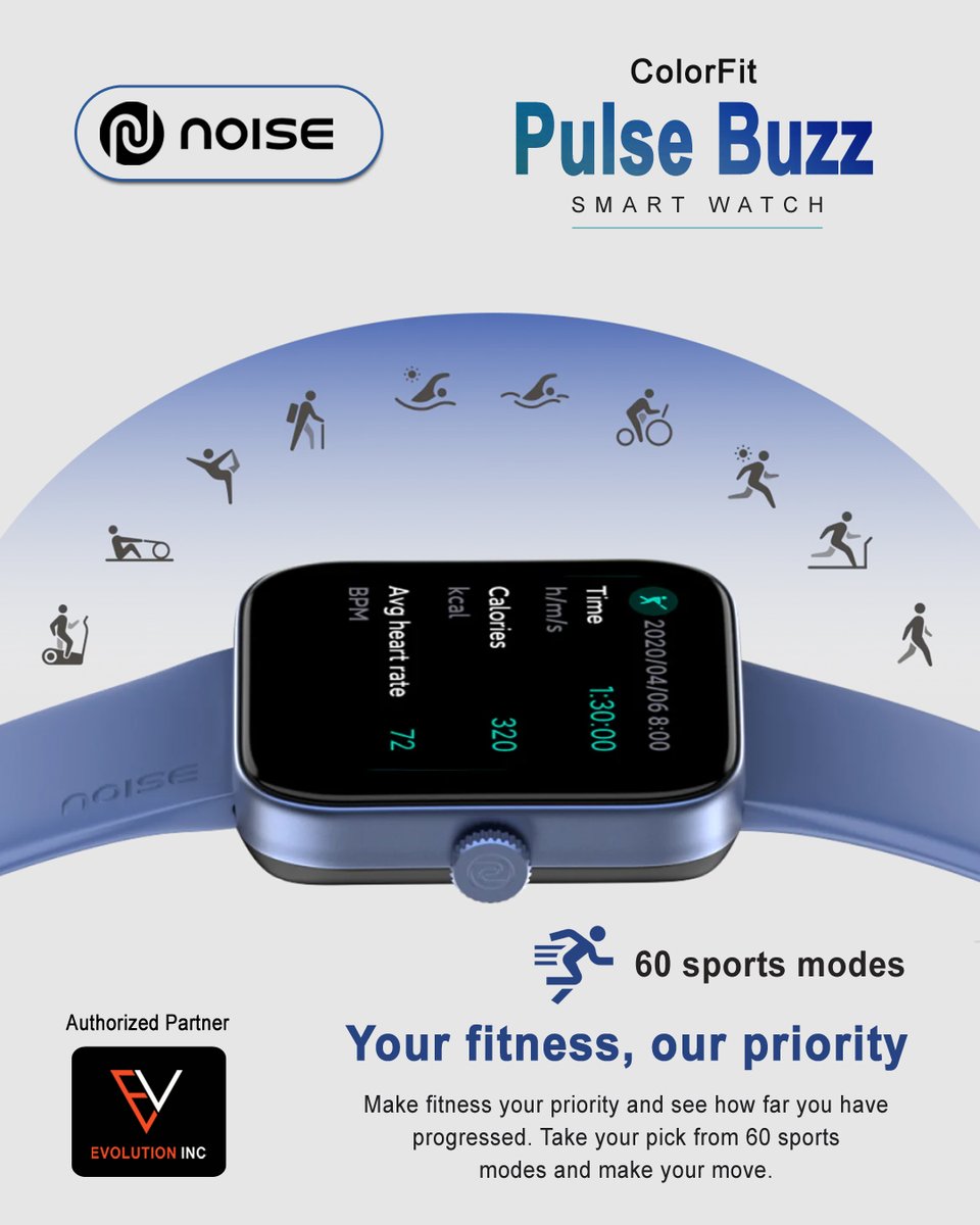 evolutioninc_'s tweet photo. Noise ColorFit Pulse Buzz with 60 Sports Modes!
For distributorship opportunities contact - business@evonext.in
#Colorfit #noisesmartwatch #evolutionincindia #distributors #india #smartwatch #fitness #smartphone #watchface #tech #india #sports #noisewatch #noise #PulseBuzz https://t.co/IBi4TrlcTH