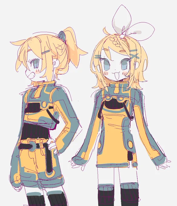 the colors arent  working bc im sooooo sleepy..... mimimi.... goodnight...#vocaloid 