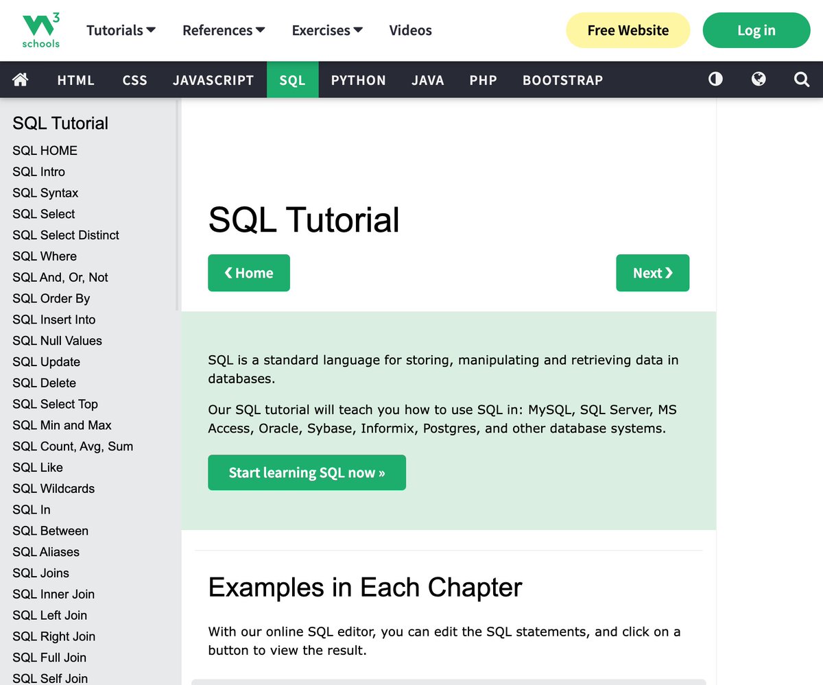 Knowing sql is almost mandatory to land a job in backend development or