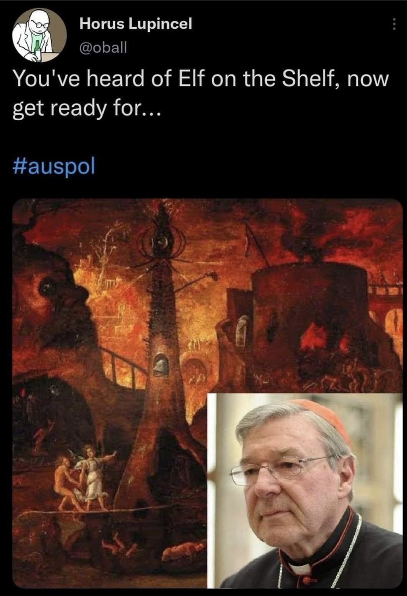 If there was actually a hell, this bastard Pell would deserve an eternity in residence. You won’t be missed