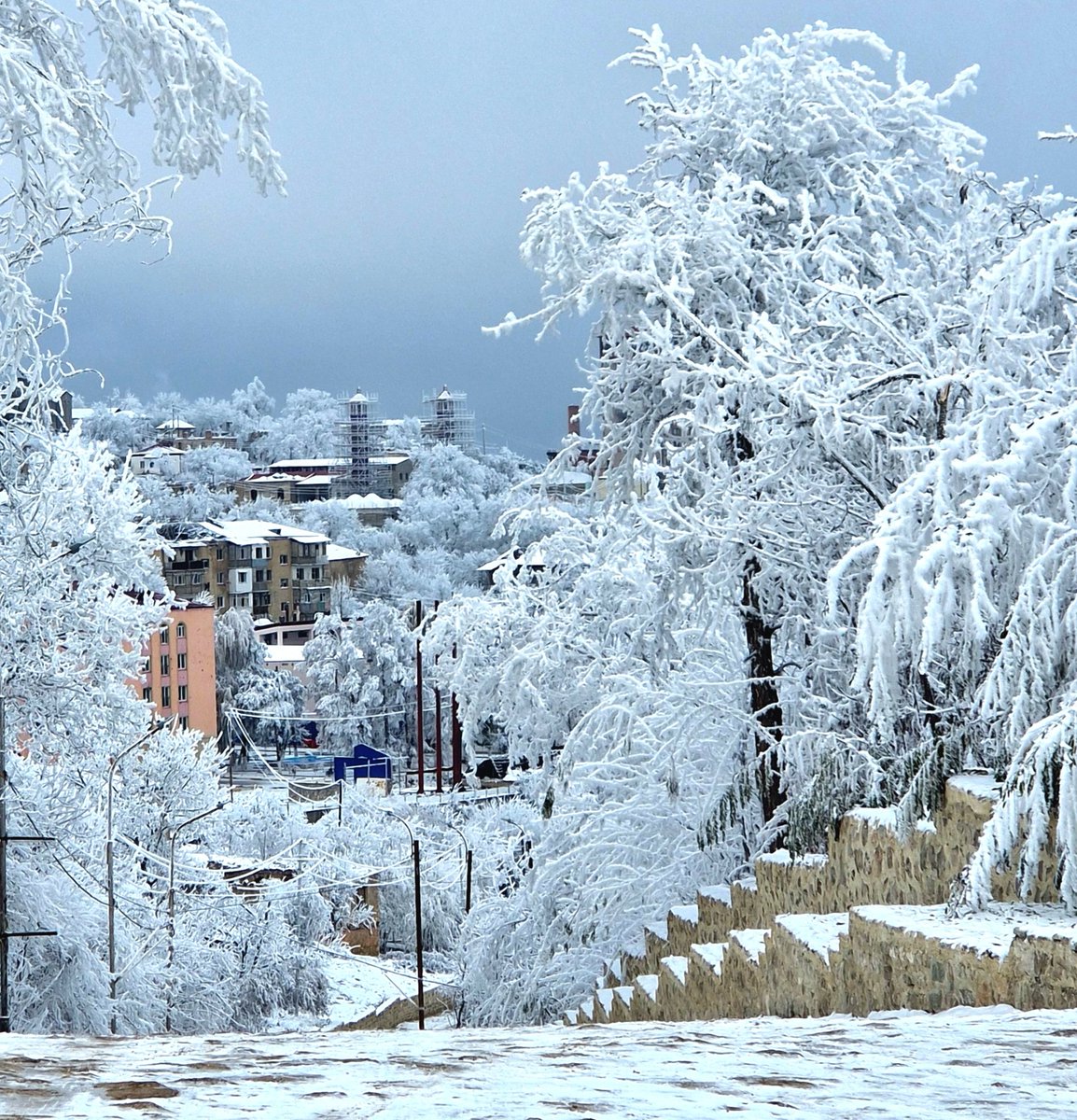 Shusha_City's tweet photo. Ağ örpəkli Şuşadan Cıdır düzünə qalxan yol sanki nağıllar aləminə aparır. https://t.co/Rbpgos0W7u