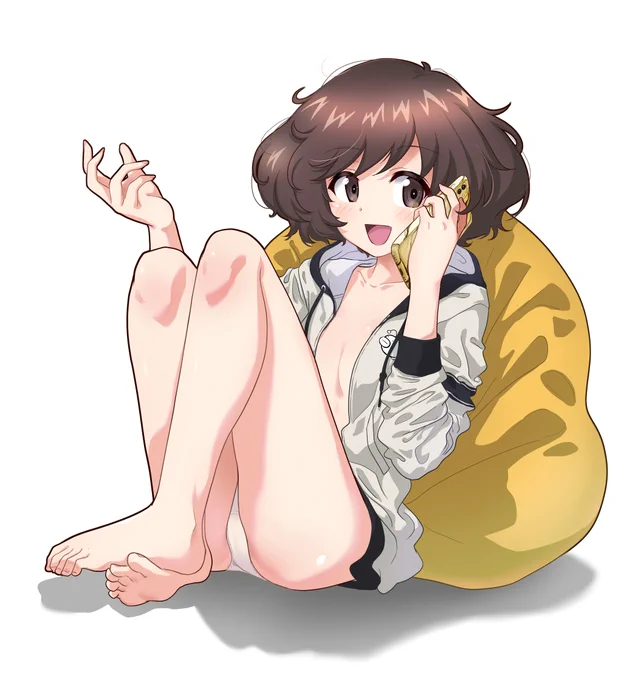 西住殿こんばんはであります～ 今大丈夫ですか?
今年初秋山殿イラスト😃
#秋山優花里 #ガルパン 