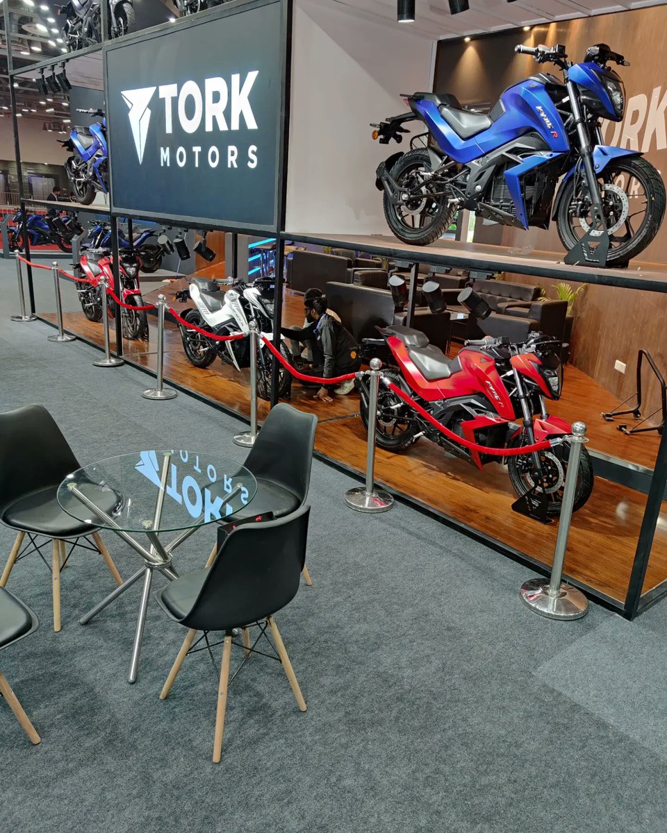 Tork Motors have made their presence felt at the #AutoExpo2023 with a massive display area. 

#bikeindia #torkmotors