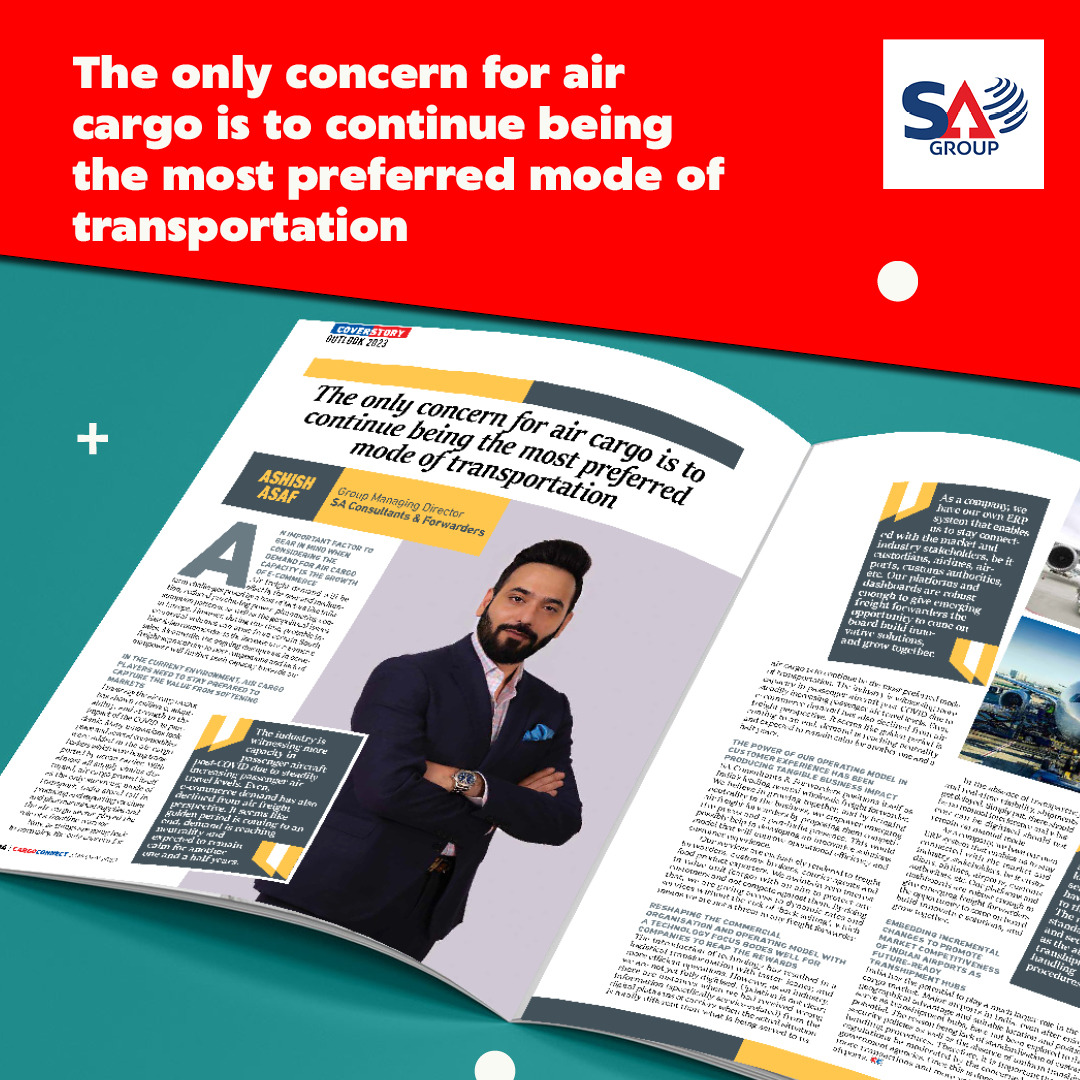 Read our Managing Director’s views covered in the latest edition of CargoConnect. paperturn-view.com/?pid=Mjk295735 

#neutralfreightforwarder #neutralityguranteed #freightforwarding #aircargo #logistics  #businessprotection #sacfpl